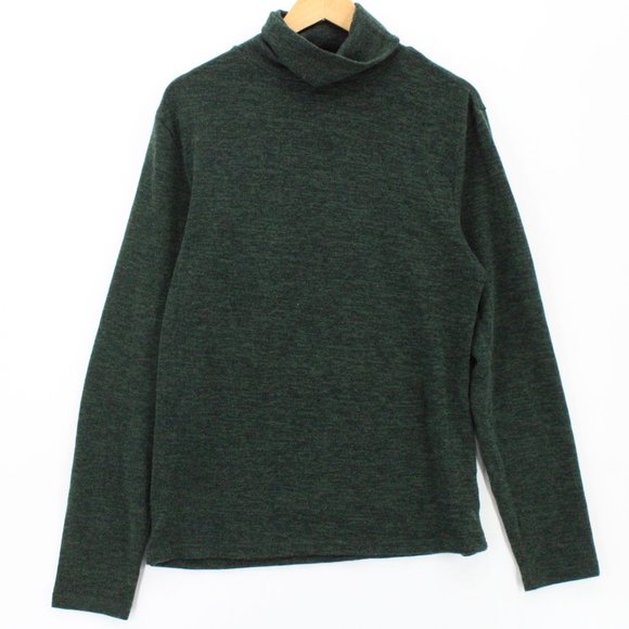H2H Turtle Neck Sweater Mens Brown Pullover Long Sleeve Soft Cotton Blend Large - Picture 1 of 8
